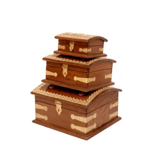 Wooden Curved Boxes